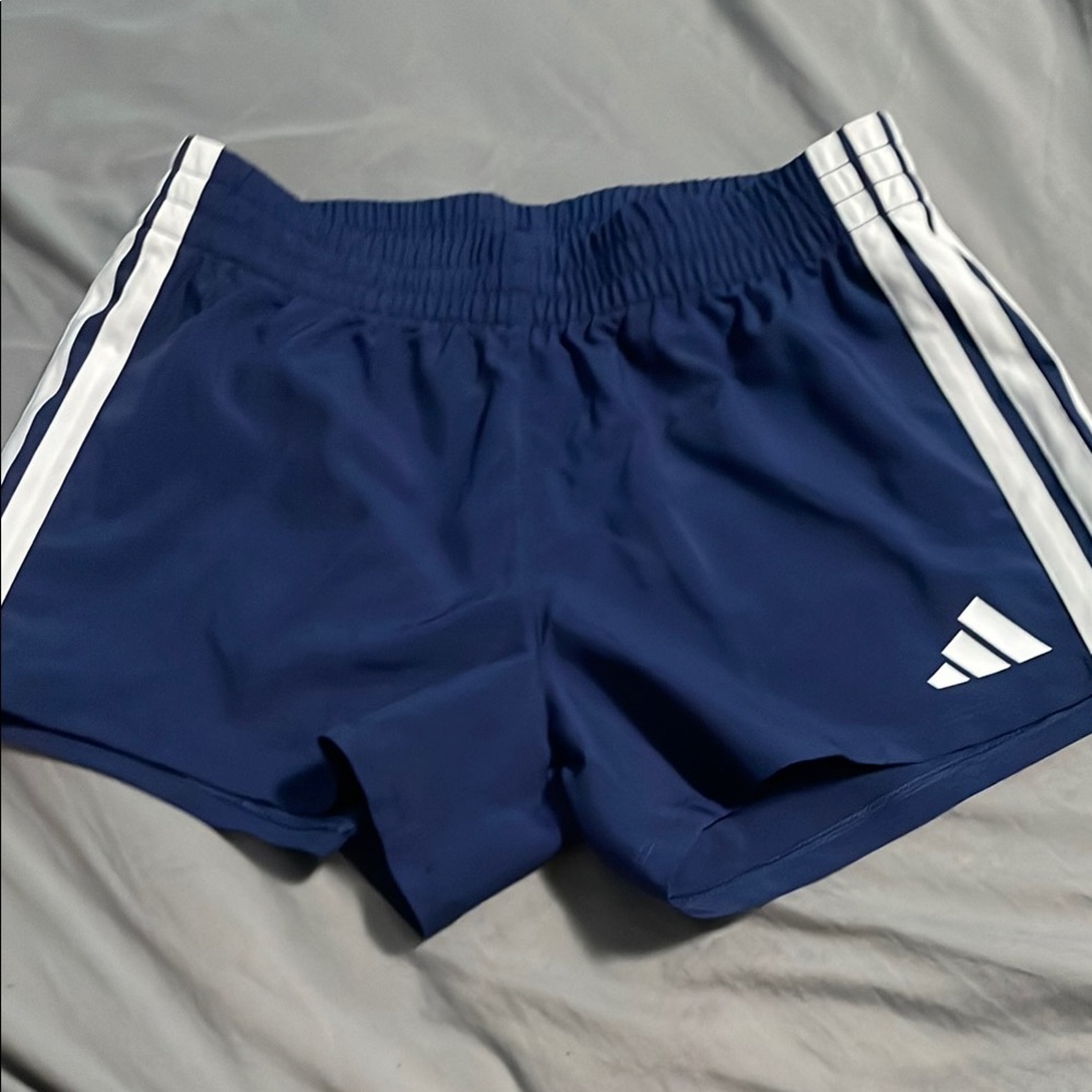 Adidas Youth Navy Blue Athletic Shorts